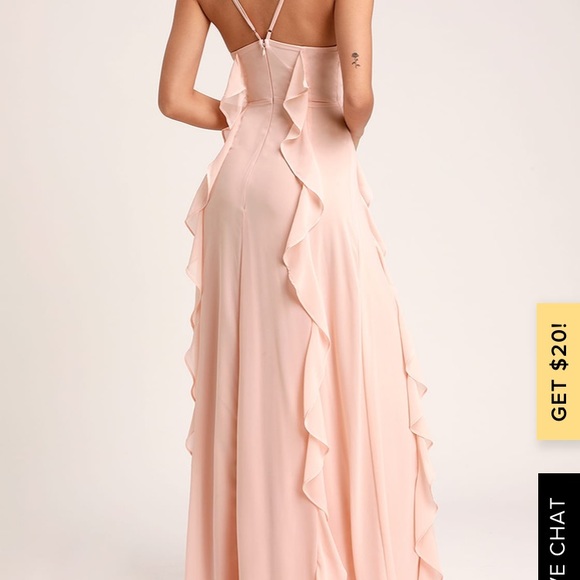 Lulus blush pink maxi dress - Picture 2 of 10